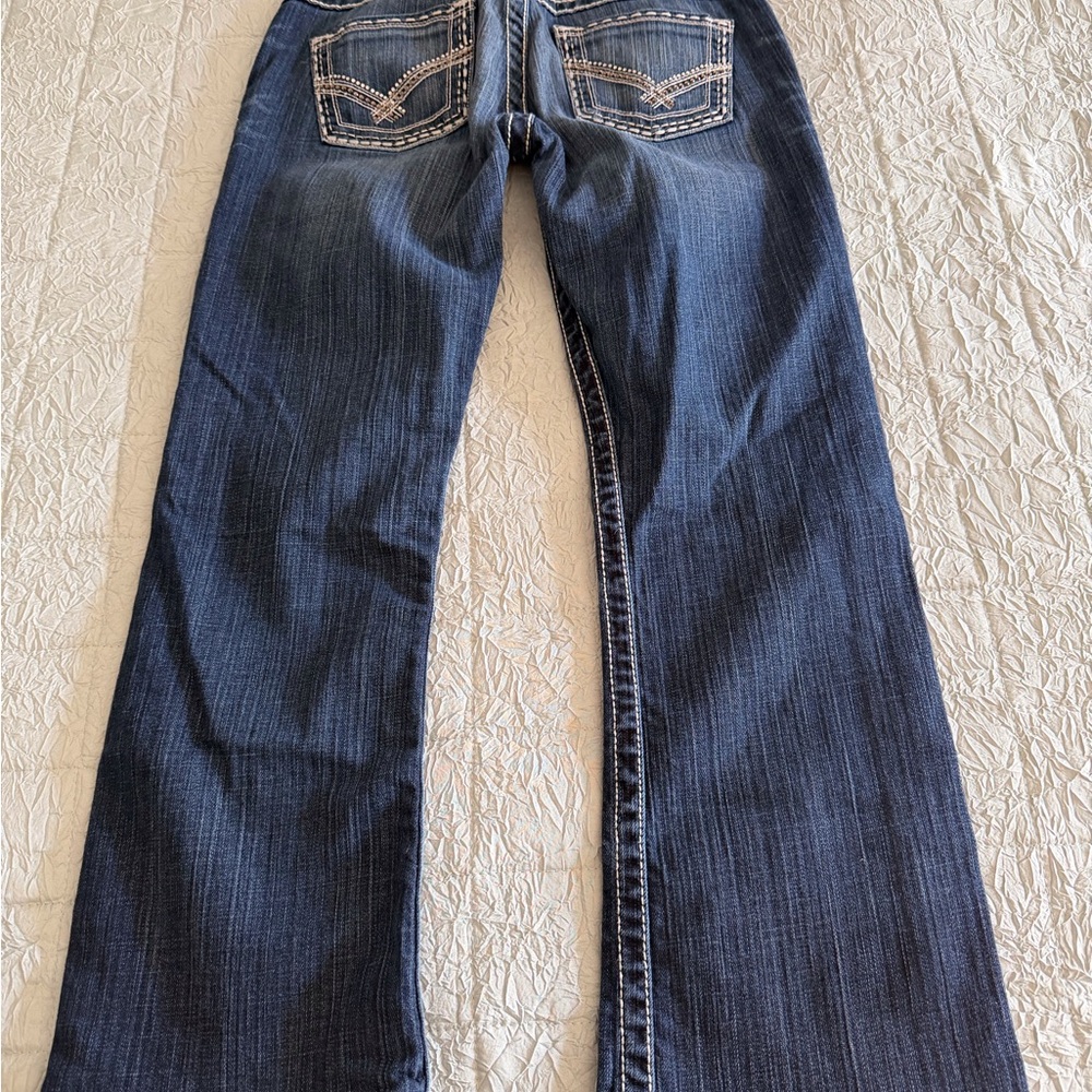 BKE Dark Blue Bootcut Kids Jeans - Picture 2 of 9